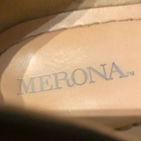 Merona brown & black flats sandals open toe size 8​ - Picture 5 of 7